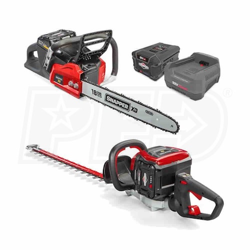82-Volt Lithium-Ion Cordless Automatic Chain Oiler Snapper Chainsaw 18 in 