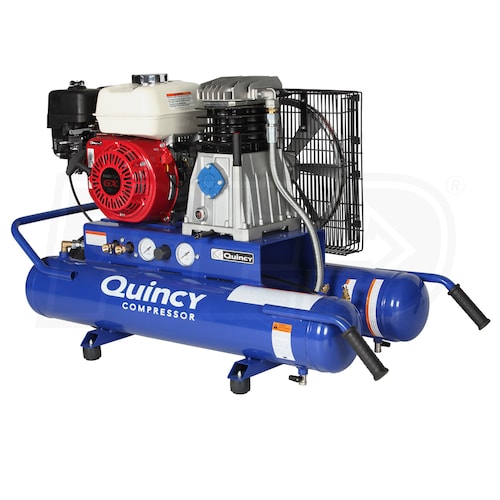 Quincy 5.5-HP 8-Gallon Wheelbarrow Air Compressor w/ Honda Engine | Quincy  G15H8WQ