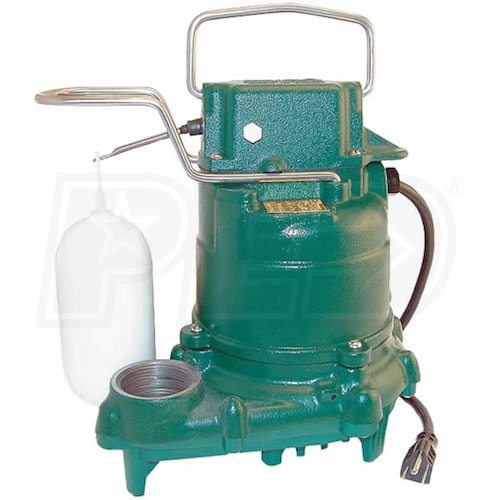 Zoeller M53 1/3 HP Cast Iron Submersible Sump Pump w/ Vertical Float
