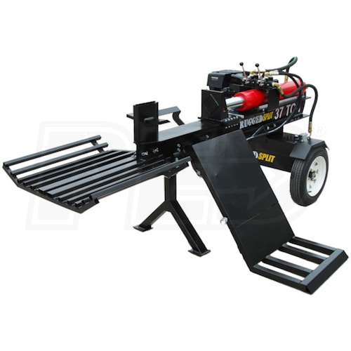 Ruggedmade 37 Ton Horizontal Electric Start Gas Log Splitter W Lift Catcher Tray Rs 737 Le 2