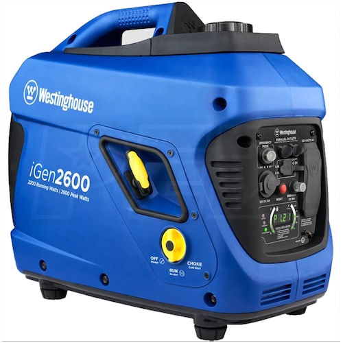 Westinghouse iGen2600 2200 Watt Portable Inverter Generator (CARB
