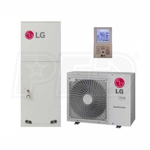 LG 24k BTU Cooling + Heating Ducted Vertical Air Handler LGRED° Air