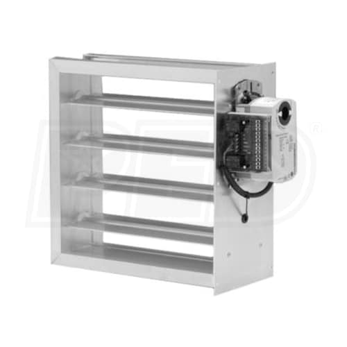 Continental Fan Motorized Damper w/Flange for Exhaust Fans Continental Fan MBD12