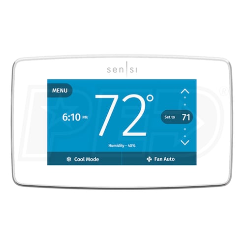 White Rodgers Sensi Touch Smart Thermostat White White Rodgers
