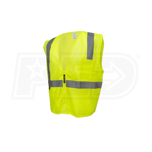 Armateck Mesh Safety Vest with Zipper HiVis Green 3X Armateck