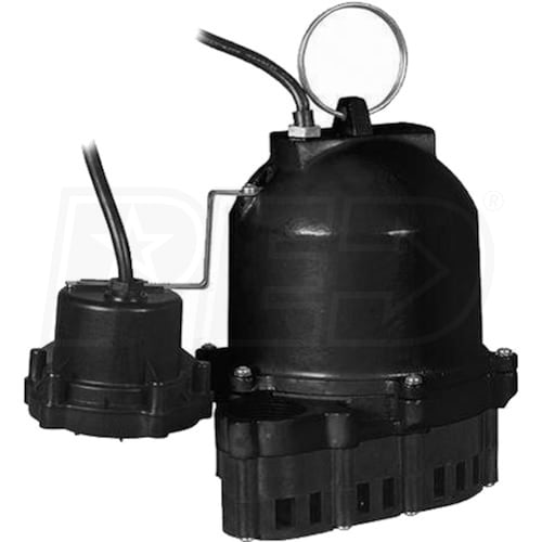 Little Giant ES33 1/3 HP Cast Iron Submersible Sump Pump w/ Diaphragm