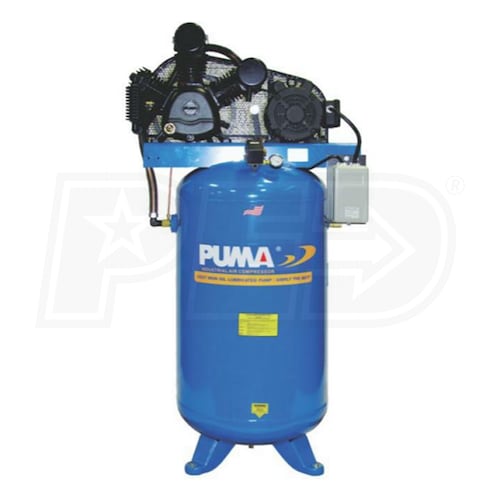 Puma 5-HP 80-Gallon Two-Stage Air Compressor (208-230V 3-Phase