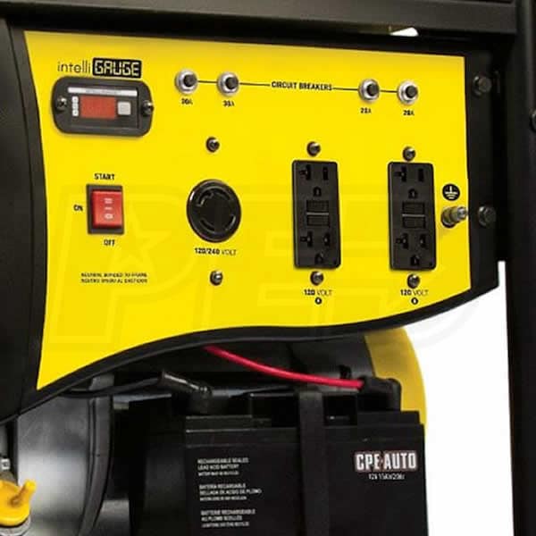 Champion 100219 7500 Watt Electric Start Portable Generator w/ 25' 4