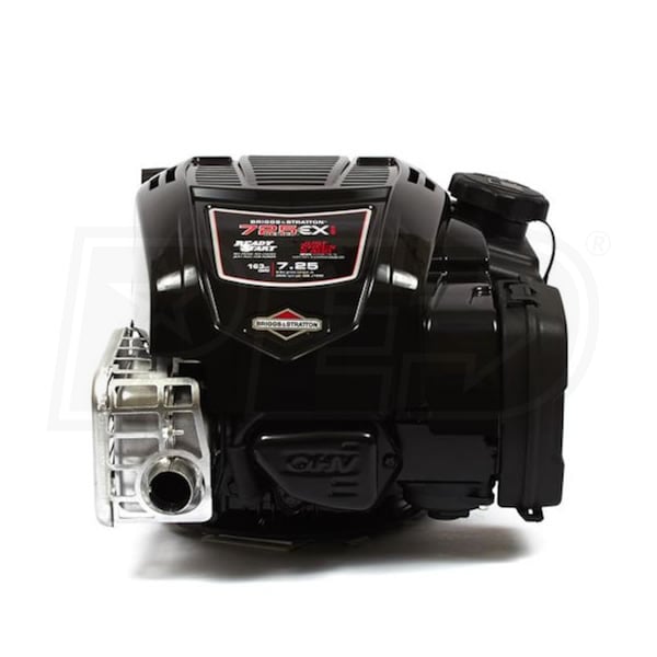 Briggs Stratton 725EXi Series 163cc Vertical Engine 7 8 x 3 5 32 Crankshaft Tapped 3 8 24 2 Woodruff Keys 3 16 Straight Keyway Briggs Stratton 104M02 0021 F1