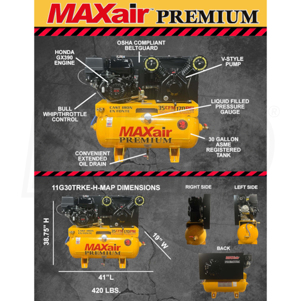MAXair 11G30TRKE-H-MAP