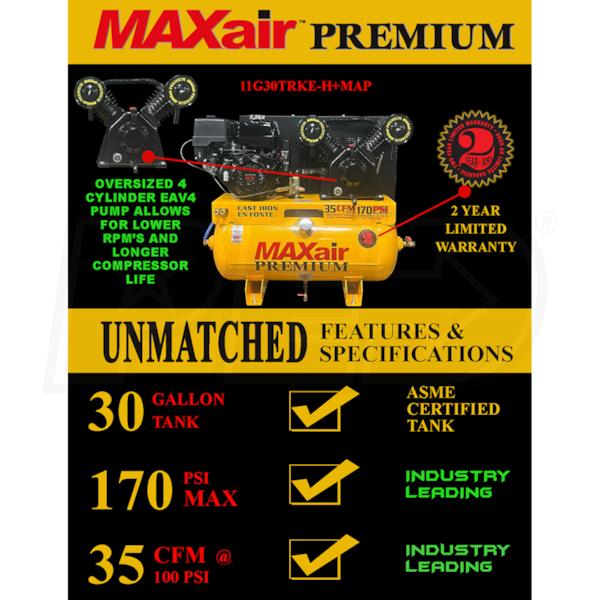 MAXair 11G30TRKE-H-MAP