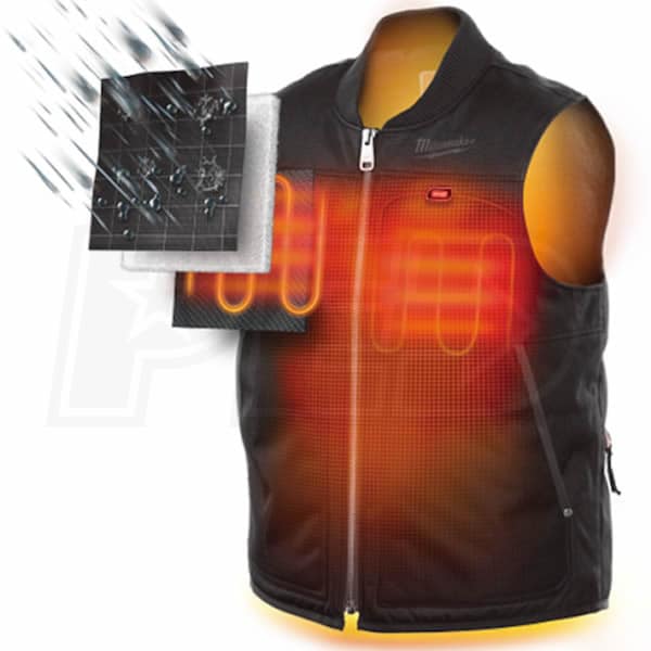 Milwaukee® M12™ Heated Vest w/ Battery & Charger (Black / Extra Large