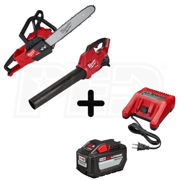 Milwaukee M18 FUEL 16 18 Volt Lithium Ion Cordless Chainsaw Free Leaf Blower Milwaukee 2727 21HDP