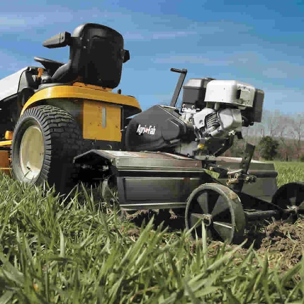 Tiller to pull behind lawn mower hotsell