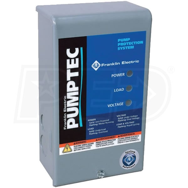 Franklin Electric Pumptec Motor Protection 1/3 11/2 HP (115/230V 2/3