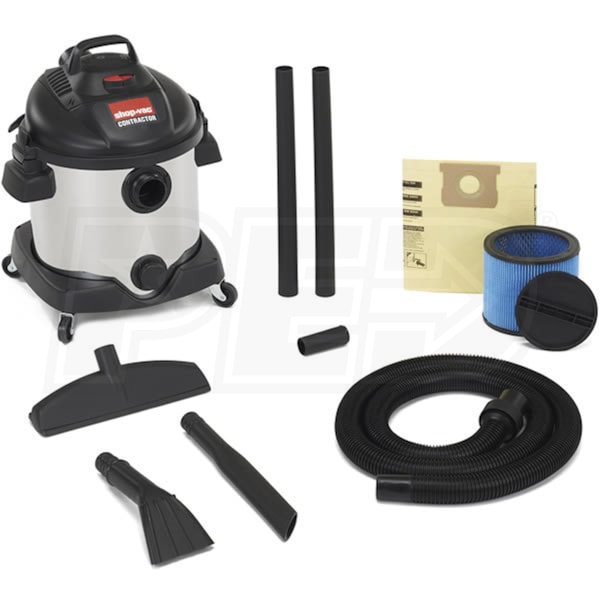 ShopVac Contractor 8Gallon 5.5HP Stainless Steel Wet/Dry Vac Shop