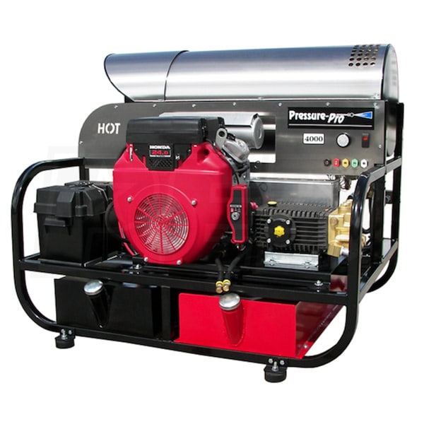PressurePro Professional 4000 PSI (GasHot Water) Skid Pressure Washer