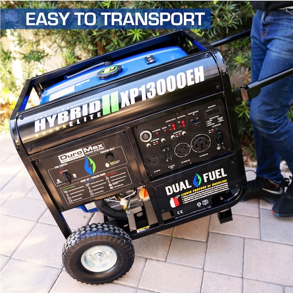 DuroMax XP13000EH 10,500 Watt Electric Start Dual Fuel Portable