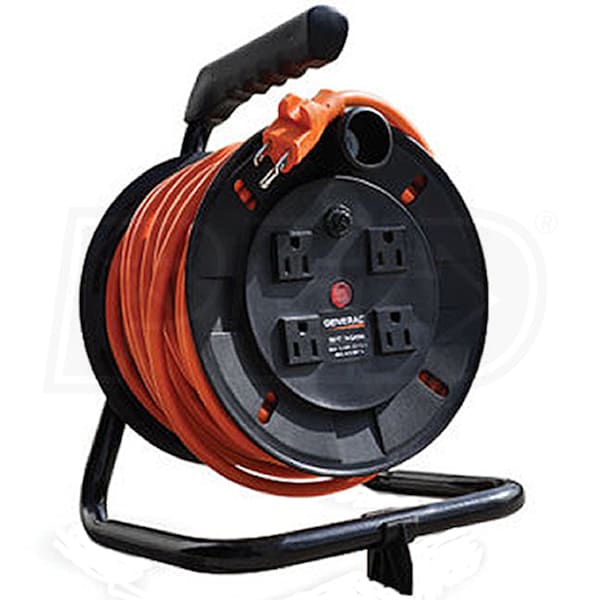 Generac 6883 50' Extension Cord for Portable Generators w/ Cord Reel