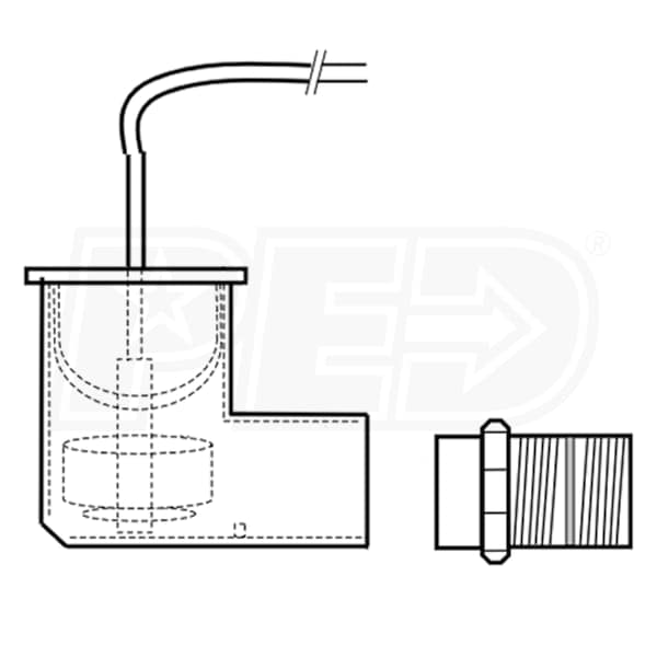 Rectorseal SafeTSwitch® SS2 for A/C Condensate Drains Rectorseal 97637