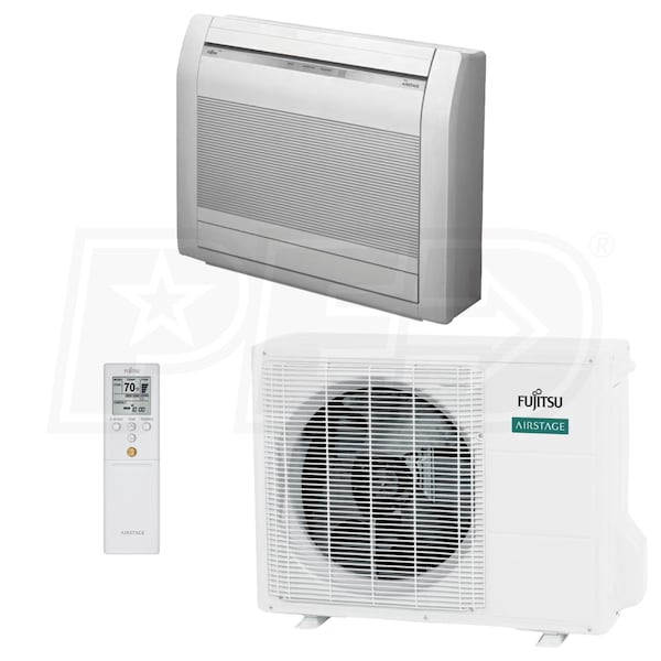 Verwacht het veronderstellen ontwerper Fujitsu - 9k BTU Cooling + Heating - RLFF Floor Standing Air Conditioning  System - 26.0 SEER | Fujitsu 9RLFF