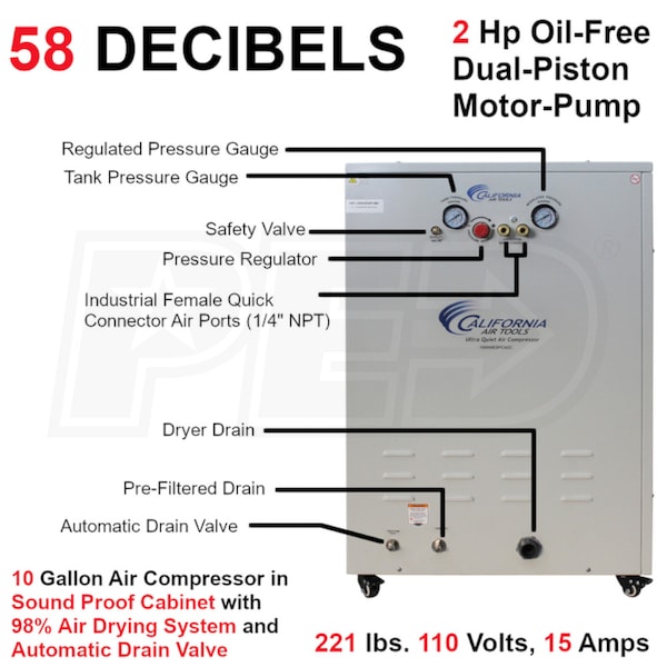 California Air Tools CAT-10020HDSPCADC