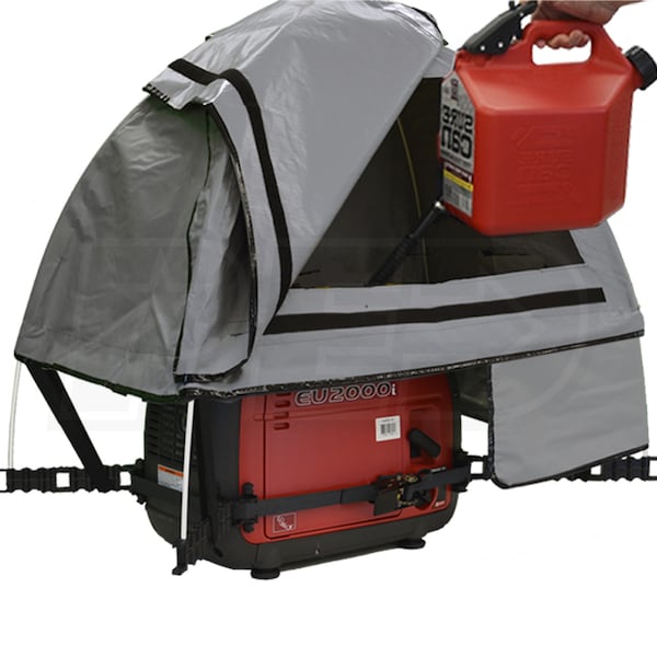 GenTent® 10k Stormbracer® w/ XKi™ Rain/Wet Weather Safety Canopy For