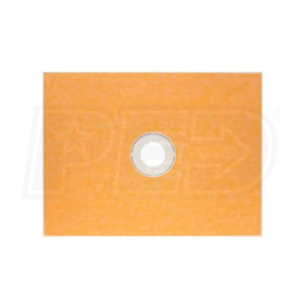 Schluter KERDISHOWERTT 36" x 48" Thin Shower Tray Center Drain