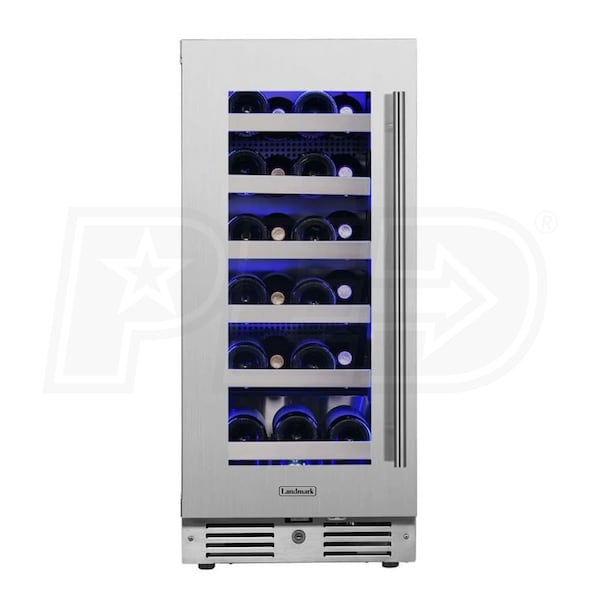 Landmark 23 Bottle Capacity 15" BuiltIn or Free Standing Wine Cooler