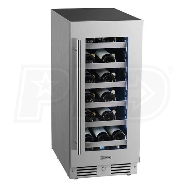 Landmark 23 Bottle Capacity 15" BuiltIn or Free Standing Wine Cooler