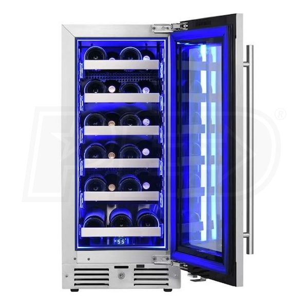 Landmark 23 Bottle Capacity 15" BuiltIn or Free Standing Wine Cooler