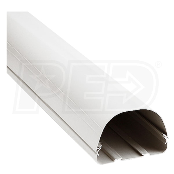 Fortress Refrigerant Line Set Cover 48 " Straight Ducting White Finish