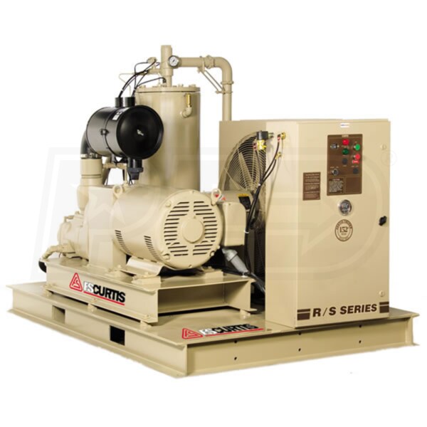 FSCurtis 50HP Tankless Rotary Screw Air Compressor (460V 3Phase