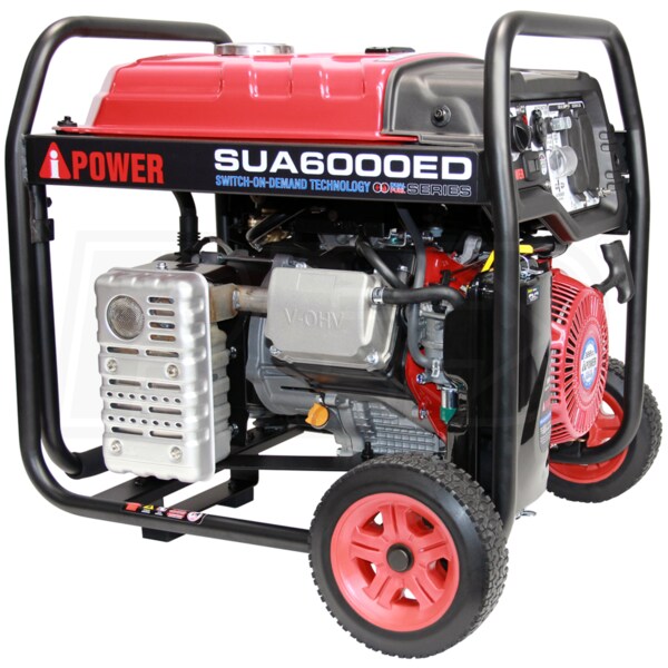 AiPower SUA6000ED 5500 Watt Dual Fuel Electric Start Portable