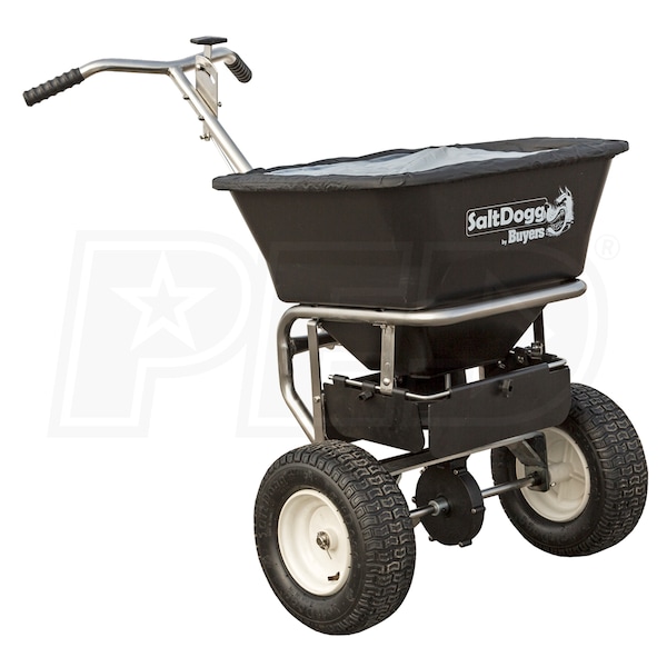SaltDogg 100 LB. Stainless Steel Push Broadcast Spreader SaltDogg WB201G