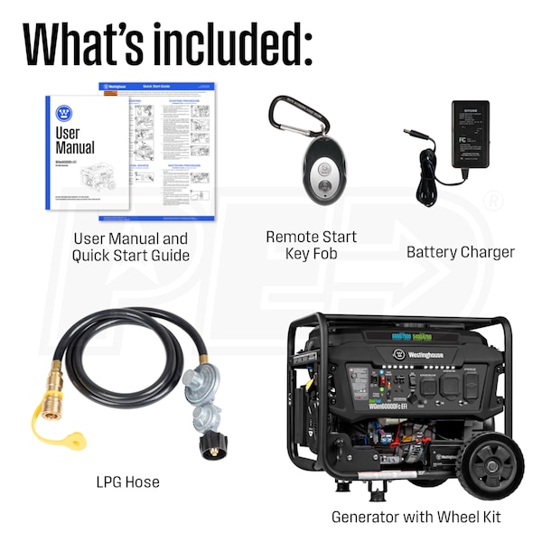 Westinghouse WGEN6000DFC EFI