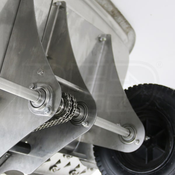 Chapin 8500B 200 LB Professional Stainless Steel Rock Salt Drop Spreader Chapin