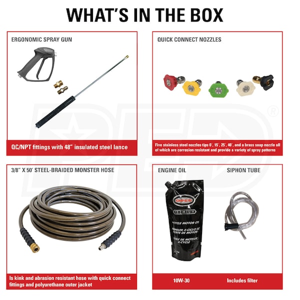 Simpson WaterBlaster Professional 4200 PSI (Gas - Cold Water) Belt-Drive Aluminum Frame Pressure Washer w/ CAT Pump & Honda GX390 Engine | Simpson 60828 Simpson WaterBlaster Professional 4200 PSI (Gas - Cold Water) Belt-Drive Aluminum Frame Pressure Washer w/ CAT Pump & Honda GX390 Engine | Simpson 60828