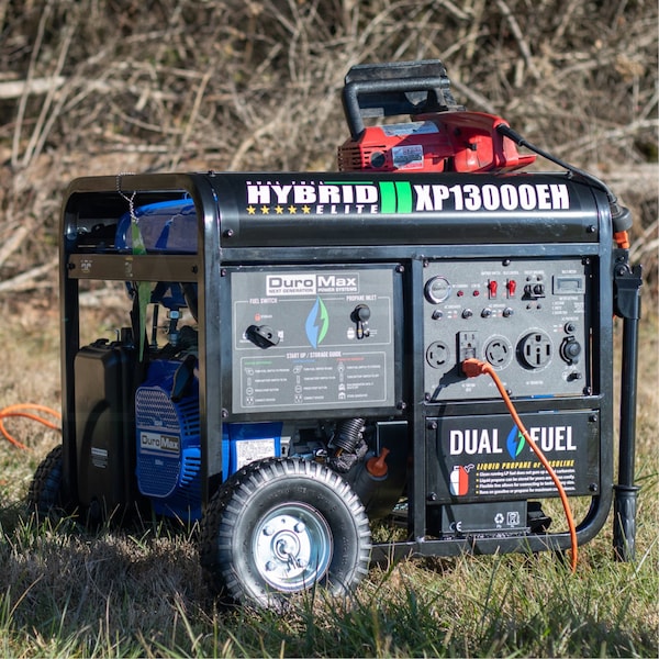 DuroMax XP13000EH 10,500 Watt Electric Start Dual Fuel Portable