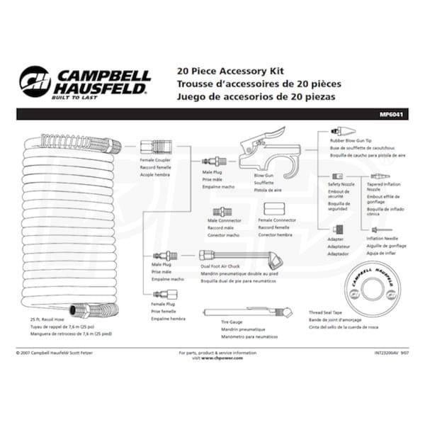 Campbell Hausfeld MP604100AV