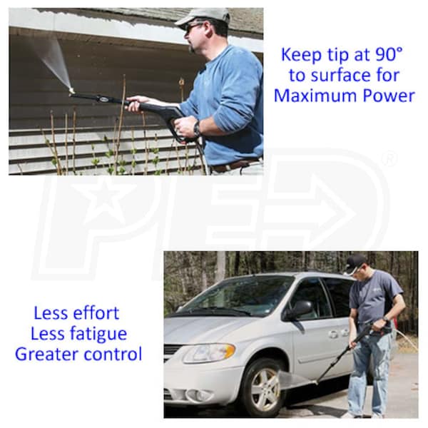 Hyde 18" Pivot Nozzle Electric Pressure Washer Wand Hyde Tools 28420