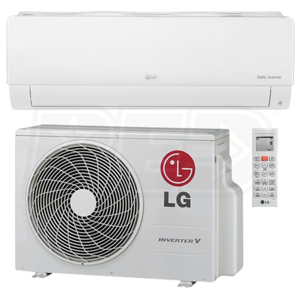 Lg 9k Cooling Heating Wall Mounted Air Conditioning System 23 5 Seer Ls090hsv5 - Lg Wall Air Conditioner Heater Not Working