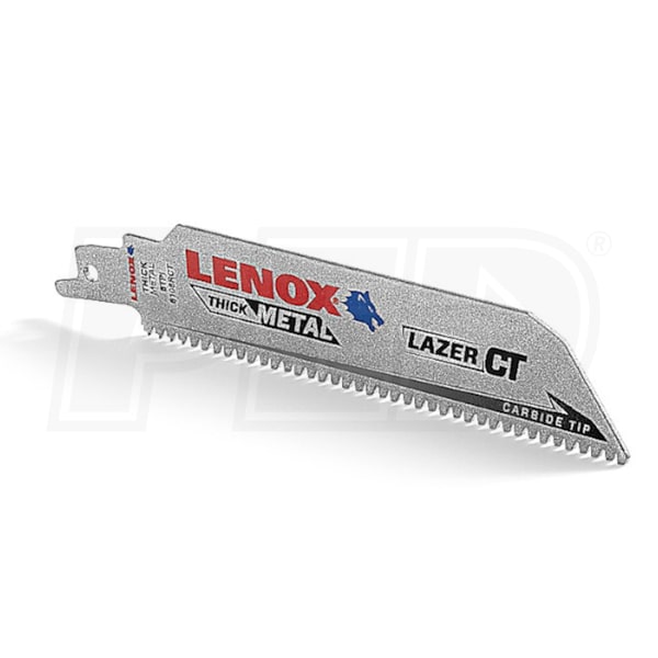 Lenox Lazer CT™ Carbide Tipped Reciprocating Saw Blade 6" 8 Teeth