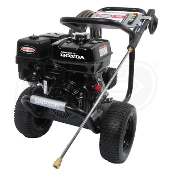 Simpson PowerShot Professional 3800 PSI (GasCold Water) Pressure Washer w/ Honda Engine