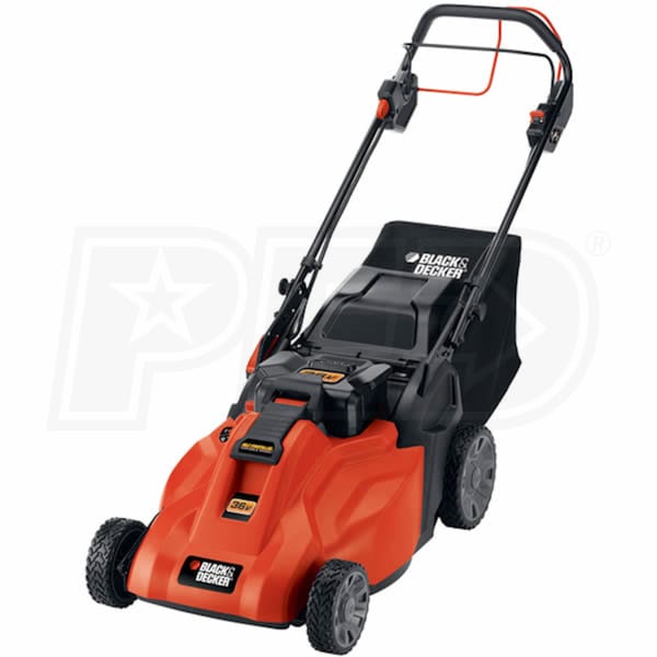 Black Decker 19 36 Volt Cordless 3 In 1 Self Propelled Lawn Mower Black Decker SPCM1936